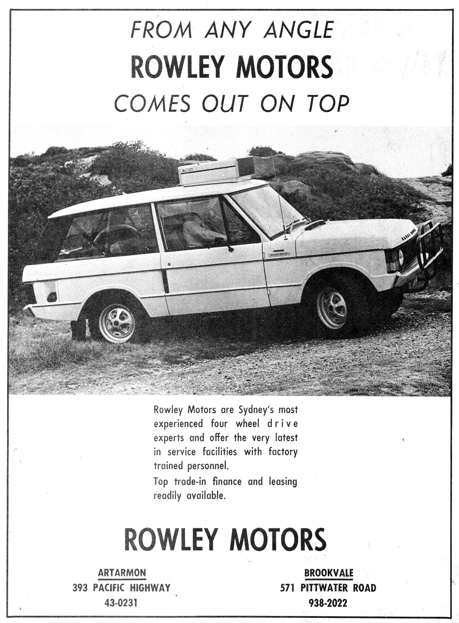 1975 Rowley Motors Range Rover Classic